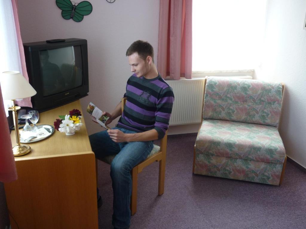 Oberweißbach Hotel Burghof חדר תמונה